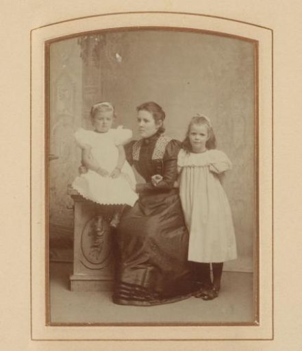 Group Portrait with Mother and Two Girls