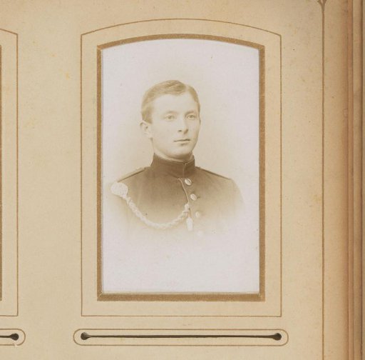 Portrait of a Young Man in Uniform