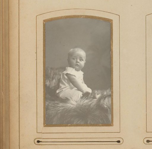 Portrait of a sitting baby