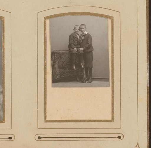 Portrait of a brother and sister