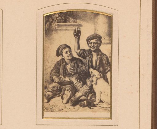 Photographic reproduction of Plus Heureux qu'un Roi by David Hornung