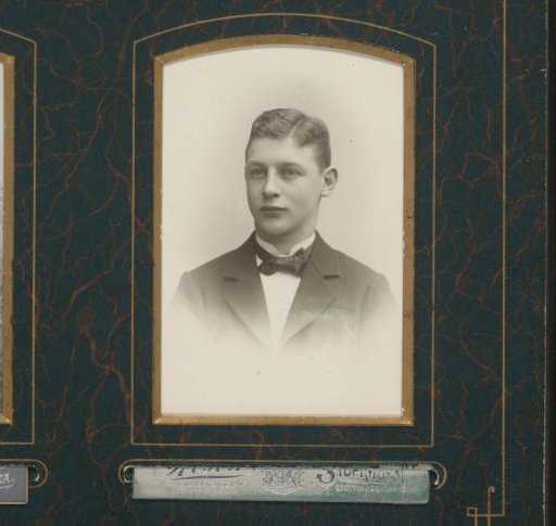 Portrait of a young man with a bow tie