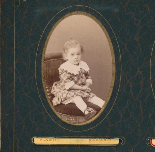 Portrait of a Girl Sitting on a Chair