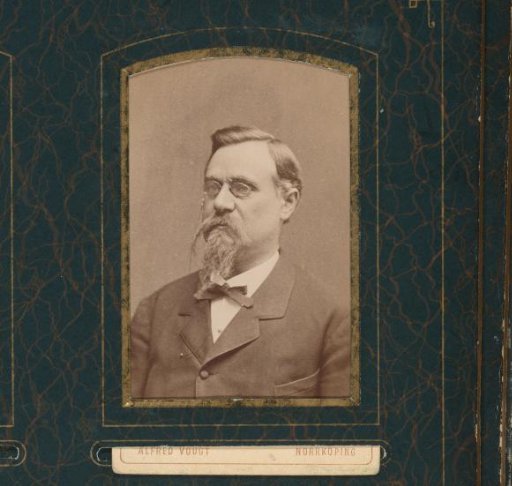 Portrait of a Man with Moustache, Beard, and Spectacles