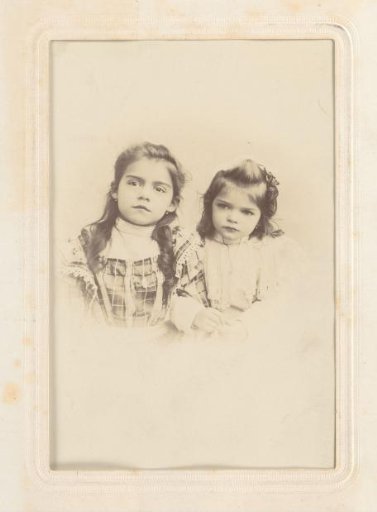 Portrait of two girls
