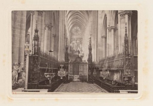 View of the choir of Notre-Dame of Amiens, France
