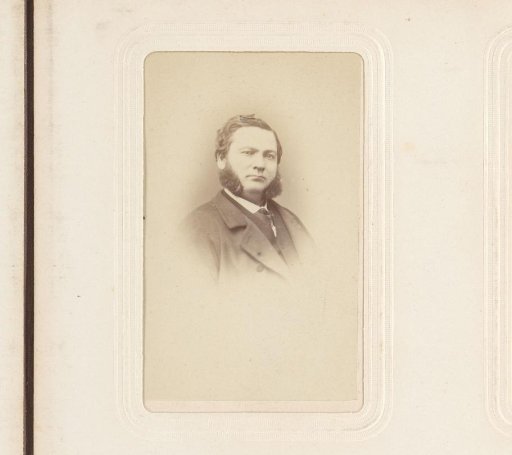 Portrait of a man with sideburns