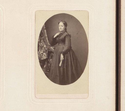 Portrait of a Woman with a Closed Fan in Her Hand