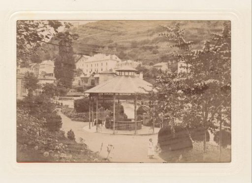 View of the Eugénie spring in Royat, France