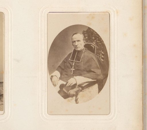 Portrait of a seated clergyman