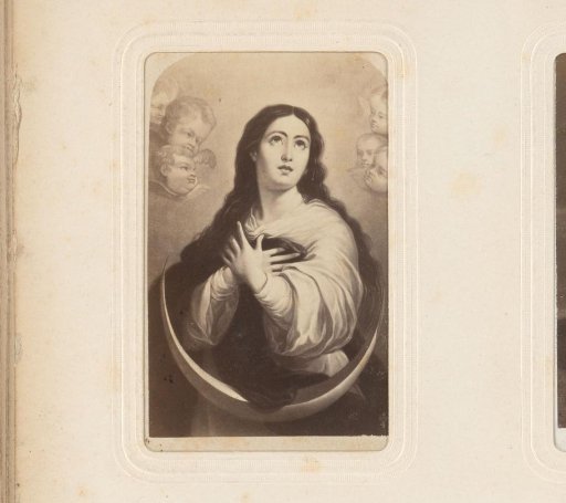 Photographic reproduction of a painting of the Immaculate Conception