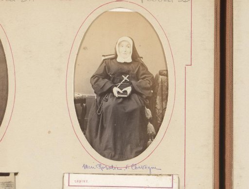 Portrait of a clergyman, indicated as Mme. Rosalie de Chavagne