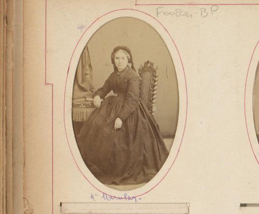 Portrait of a woman, indicated as Mme. Marulay