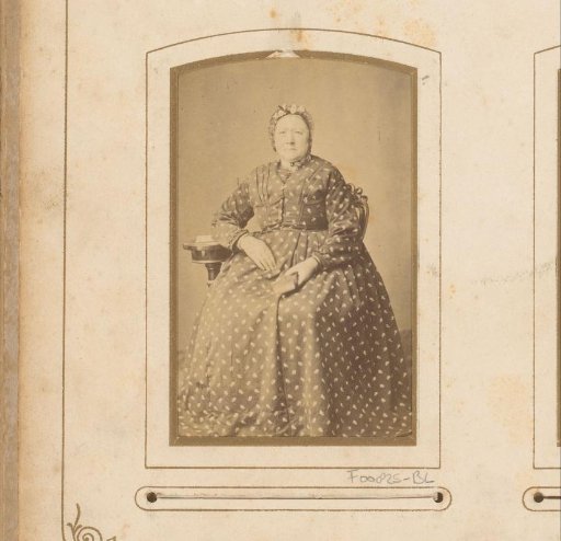 Portrait of a seated woman