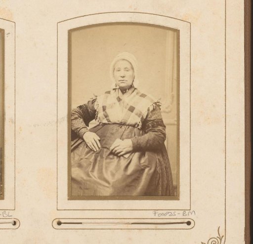 Portrait of a seated woman