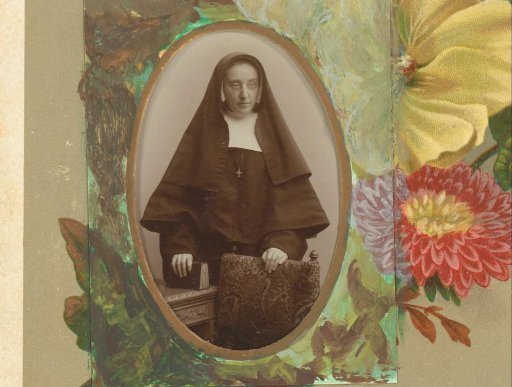 Portrait of a young beguine with a book in her hand