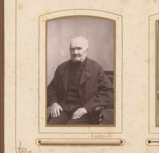 Portrait of a seated man