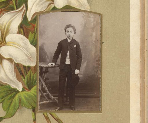 Portrait of a standing boy
