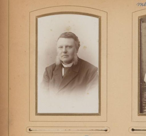 Portrait of a man with sideburns
