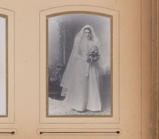 Portrait of a Woman in a Wedding Dress