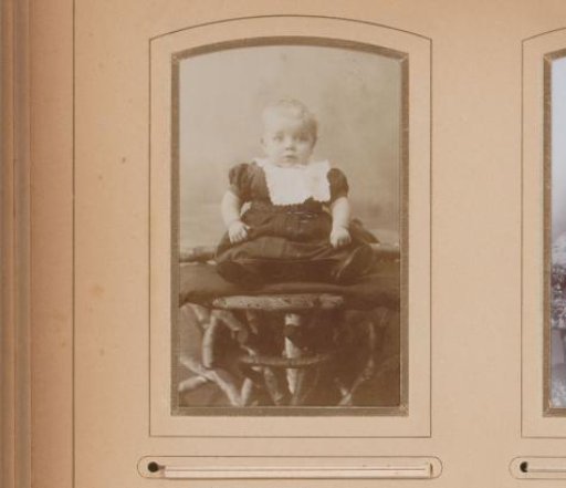 Portrait of a Sitting Baby