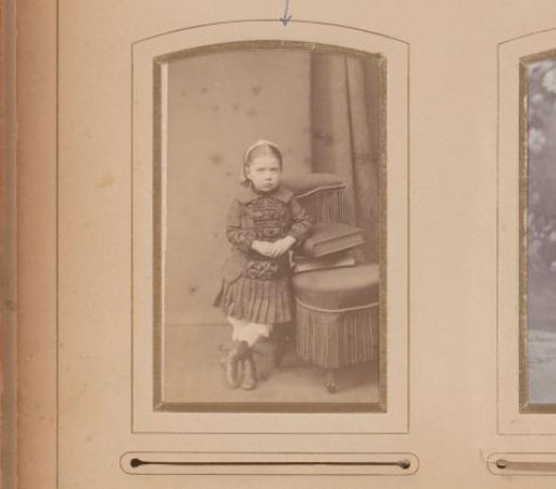 Portrait of Coba Roos as a Young Girl