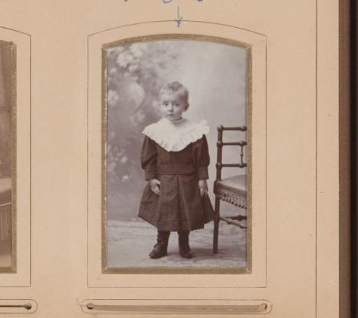 Portrait of Paul Roos as a Toddler
