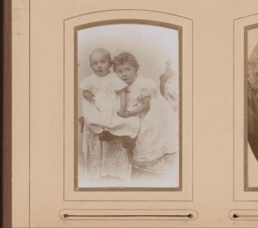 Portrait of two children