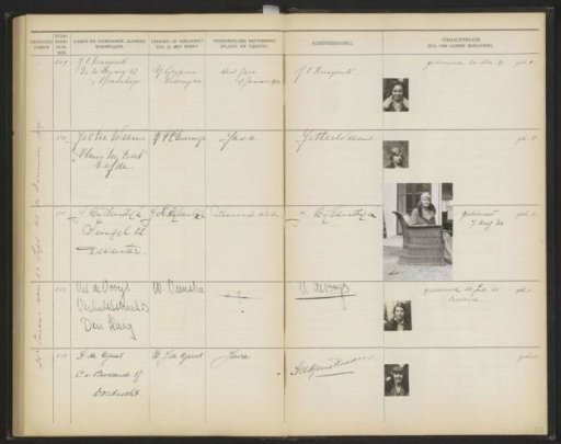 Sheet 107 from the Album of the Pupils of the Colonial School for Girls and Women in The Hague, Part I (1921-1929)