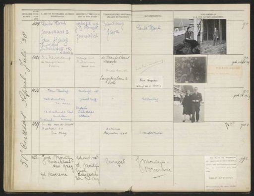 Leaf 108 from the Stamboek of the Pupils of the Colonial School for Girls and Women in The Hague, Part II (1930-1949)