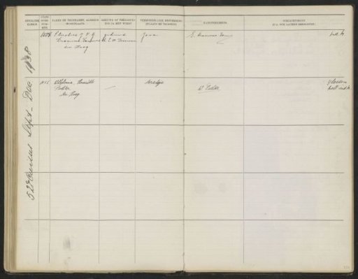 Leaf 114 from the Stamboek of the Pupils of the Colonial School for Girls and Women in The Hague, Part II (1930-1949)