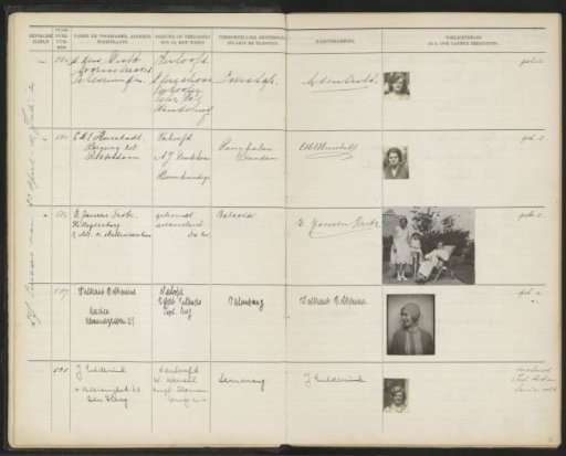 Leaf 12 from Album of the pupils of the Colonial School for Girls and Women in The Hague, part II (1930-1949)