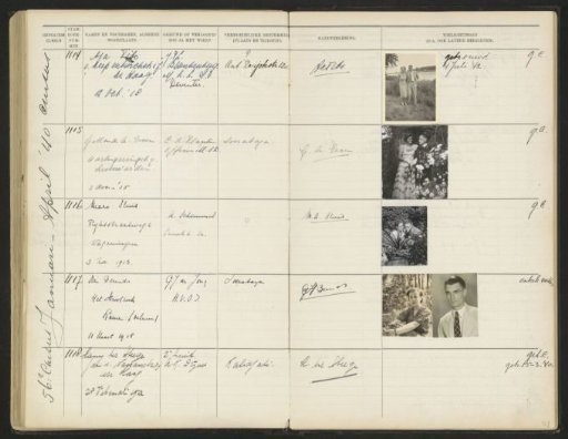 Leaf 127 from Album of the Pupils of the Colonial School for Girls and Women in The Hague, Part II (1930-1949)