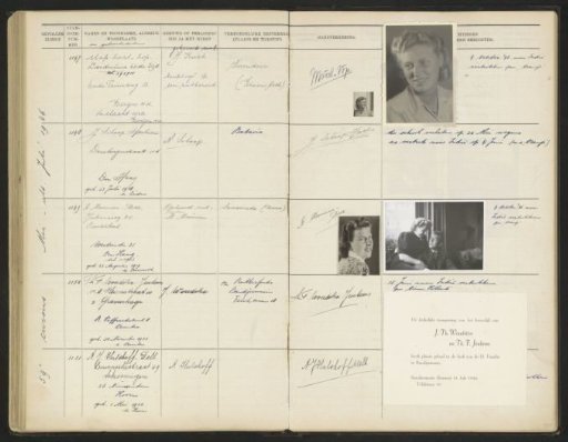 Leaf 135 from Album of the Pupils of the Colonial School for Girls and Women in The Hague, Part II (1930-1949)
