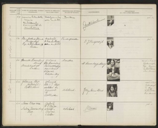 Leaf 19 from the Album of the Students of the Colonial School for Girls and Women in The Hague, Part II (1930-1949)