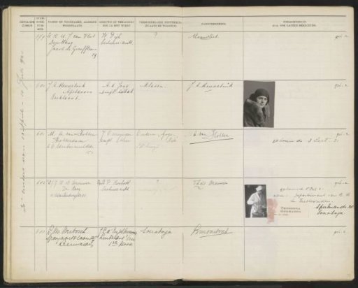 Leaf 31 from the Stamboek of the Pupils of the Colonial School for Girls and Women in The Hague, Part II (1930-1949)