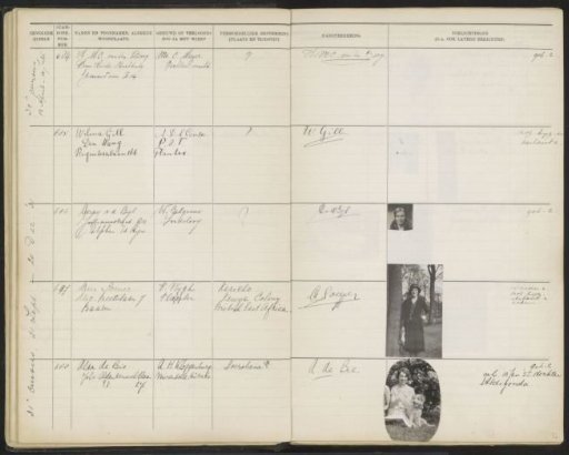 Leaf 32 from the Stamboek of the Pupils of the Colonial School for Girls and Women in The Hague, Part II (1930-1949)