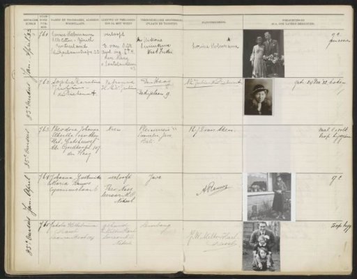 Leaf 48 from the Stamboek of the Pupils of the Colonial School for Girls and Women in The Hague, Part II (1930-1949)