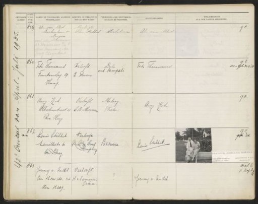Sheet 70 from the Album of the Pupils of the Colonial School for Girls and Women in The Hague, Part II (1930-1949)