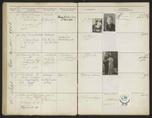 Leaf 85 from the Stamboek of the Pupils of the Colonial School for Girls and Women in The Hague, Part II (1930-1949)