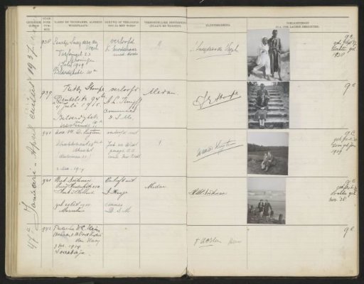 Leaf 89 from the Stamboek of the Pupils of the Colonial School for Girls and Women in The Hague, Part II (1930-1949)
