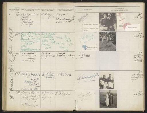 Leaf 91 from the Stamboek of the Pupils of the Colonial School for Girls and Women in The Hague, Part II (1930-1949)