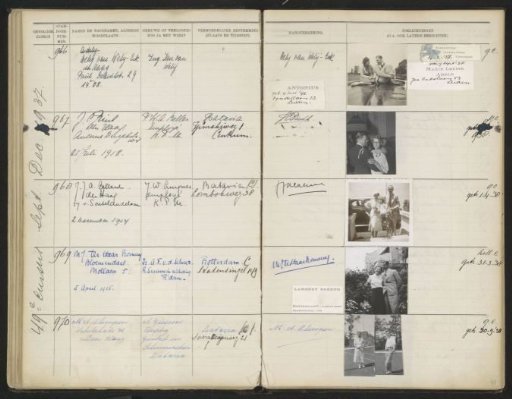 Leaf 95 from the Stamboek of the Pupils of the Colonial School for Girls and Women in The Hague, Part II (1930-1949)
