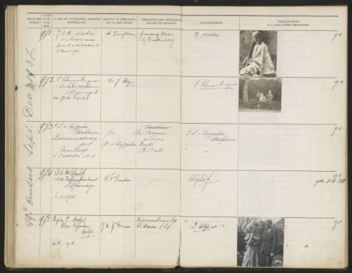 Leaf 96 from the Stamboek of the Pupils of the Colonial School for Girls and Women in The Hague, Part II (1930-1949)
