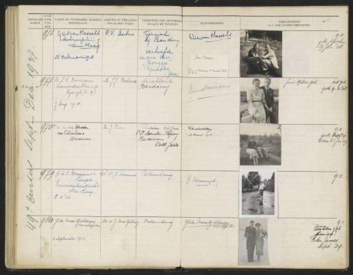 Leaf 97 from the Stamboek of the Pupils of the Colonial School for Girls and Women in The Hague, Part II (1930-1949)