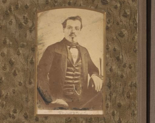 Portrait of a sitting man