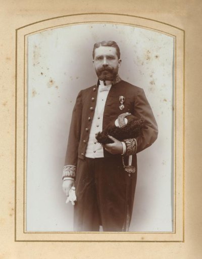 Portrait of a Man with a Hat in Hand