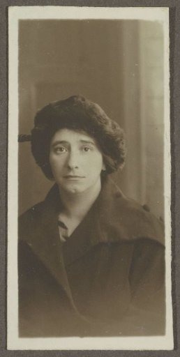 Portrait of a woman with a cap