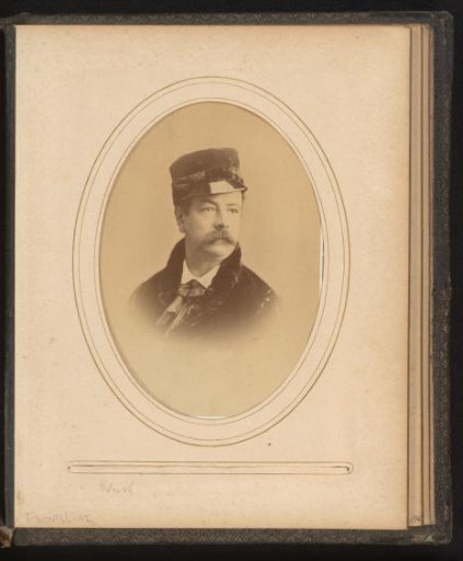 Portrait of Charles Frederick Worth, fashion designer in Paris