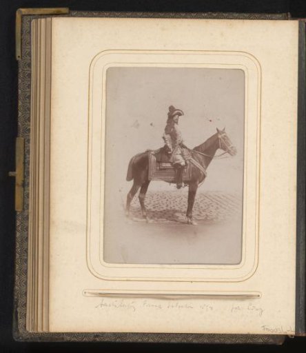 Portrait of Archduke Franz Salvator on horseback